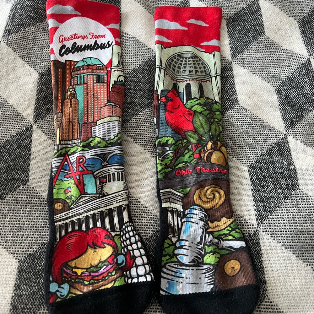Rock Em Socks - Columbus Landmark Socks